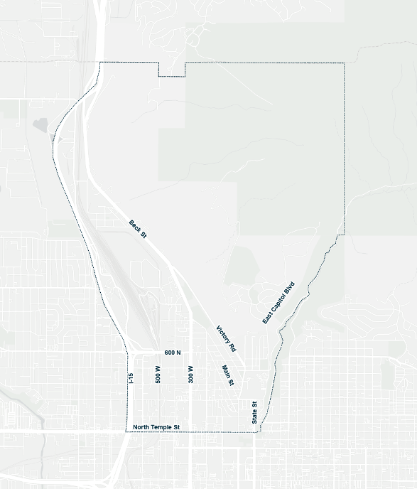 Map of Capitol Hill Community Boundaries