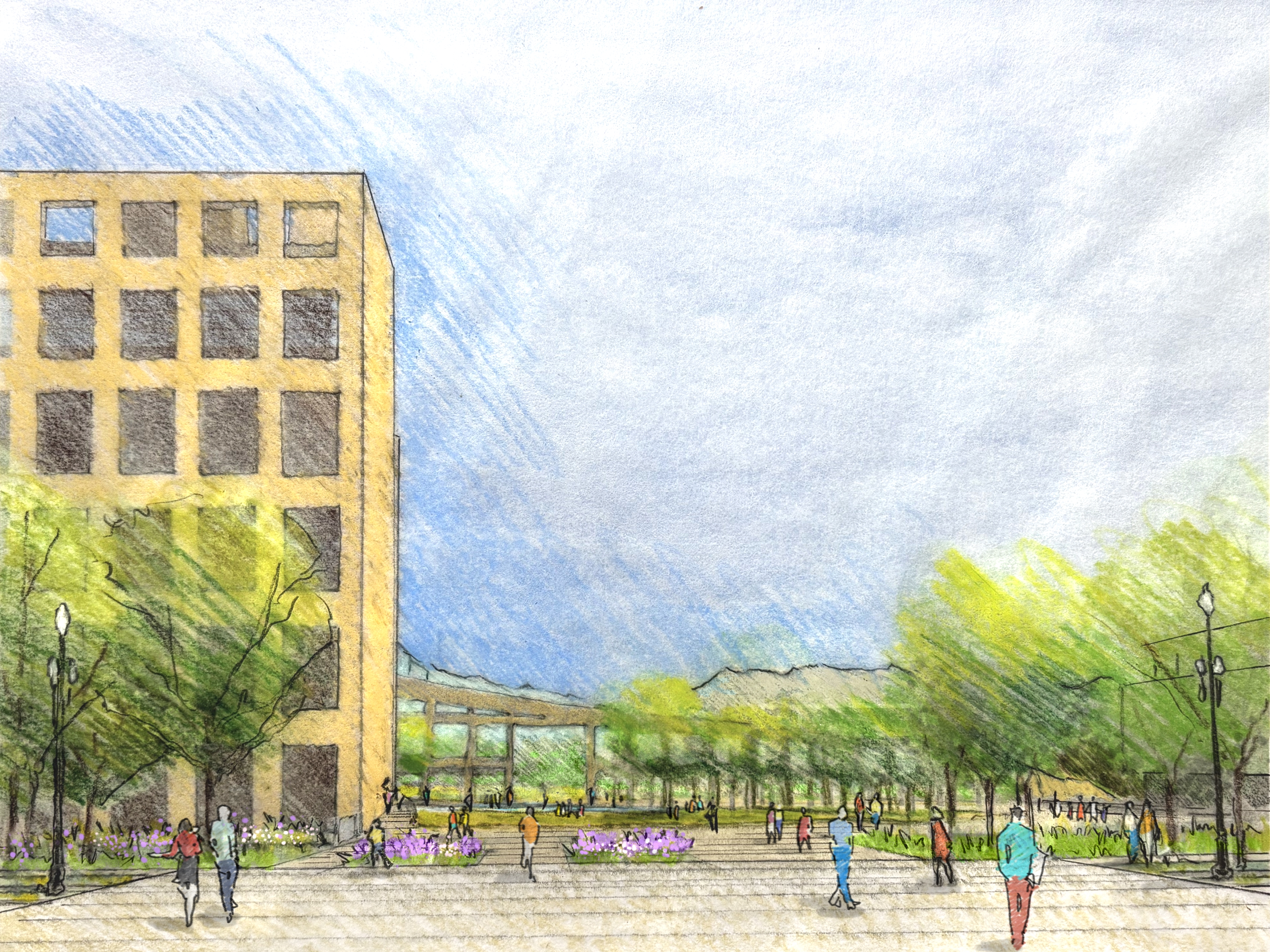 Rendering of the Civic Center