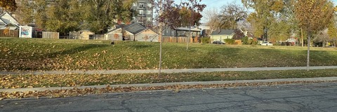 Jefferson Park from the south side looking north.