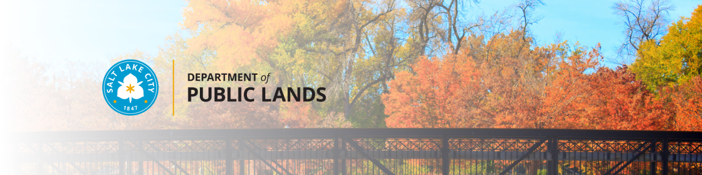 header image of liberty park with public lands logo