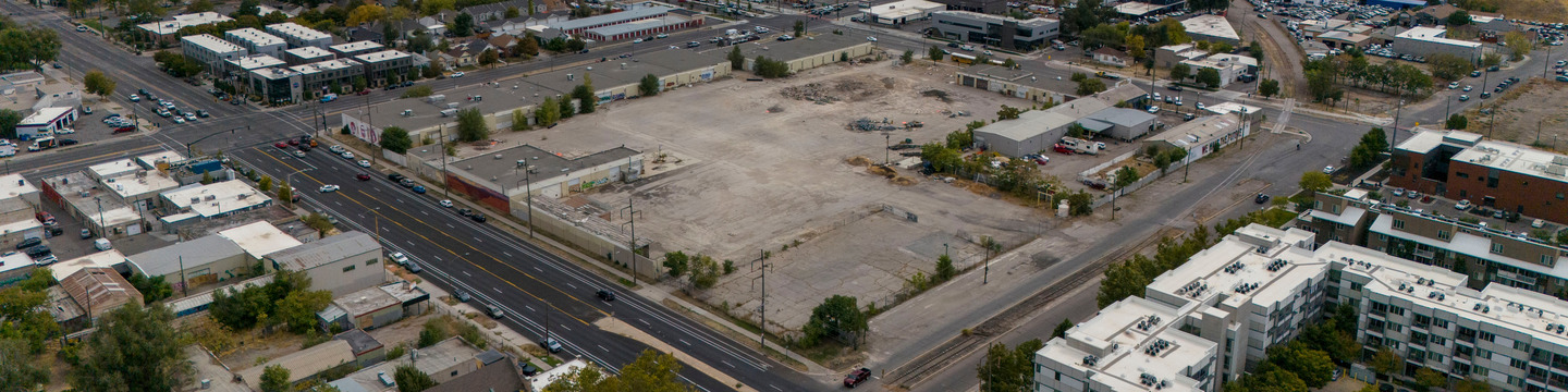 drone photo of Fleet Block