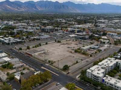 Drone photo of fleet block 