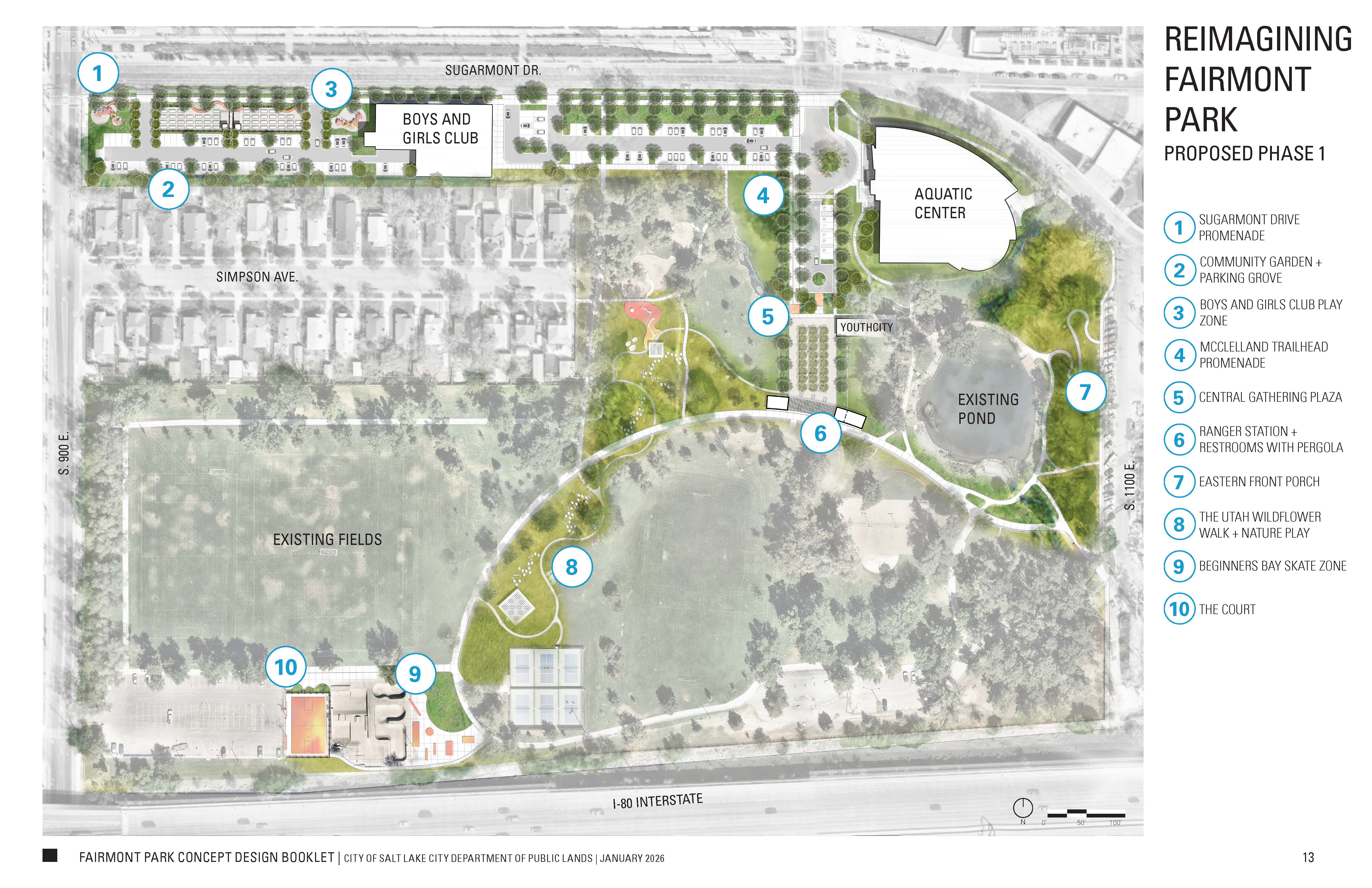 Phase 1 of Fairmont Park